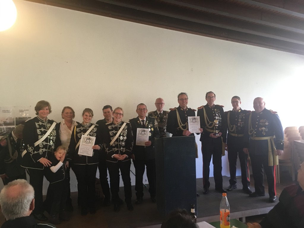 Sieger Teamwertung: 1. Artillerie I, 2. Amazonen I, 3. Trommler I